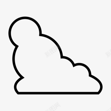 服务器云气泡雾图标图标