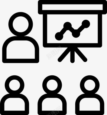 办公室人员标牌市场营销董事会办公室图标图标