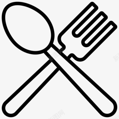 采购产品餐具陶器民间和勺子图标图标