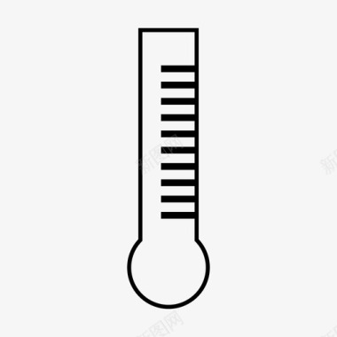 温度温度计温度计刻度图标图标