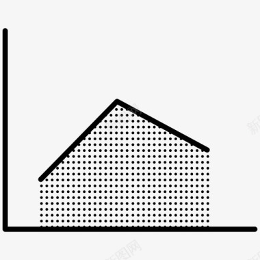 图表统计虚线图图标图标