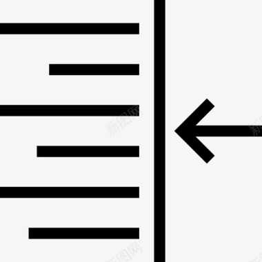 纸质文本缩进调整对齐图标图标
