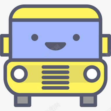 公交地铁标识201路公交车线路颜色图标图标