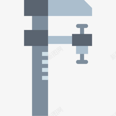 夹钳施工工具14扁平图标图标