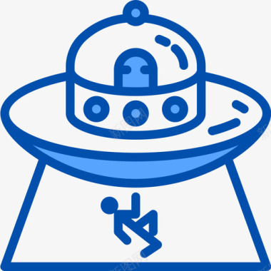 绑架太空与宇宙4蓝色图标图标