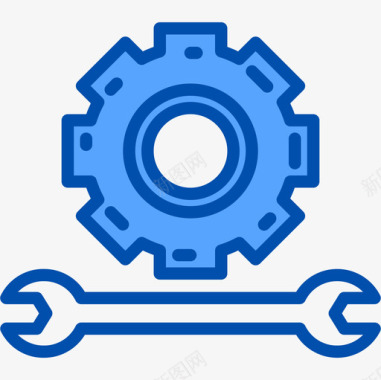 工具结构103蓝色图标图标