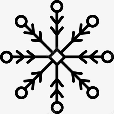 下雪庆祝圣诞节图标图标
