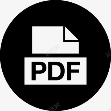 PDF文件格式PDF图标