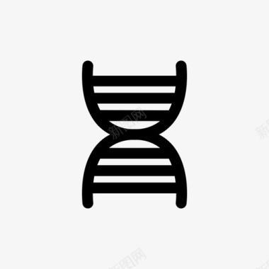 dna链遗传学螺旋图标图标
