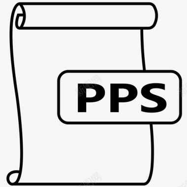 文件格式pps文件格式powerpoint图标图标