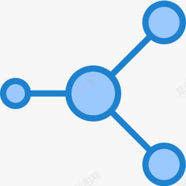 活性分子分子健康护理29蓝色图标图标