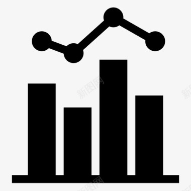 柱状图商业金融图标图标