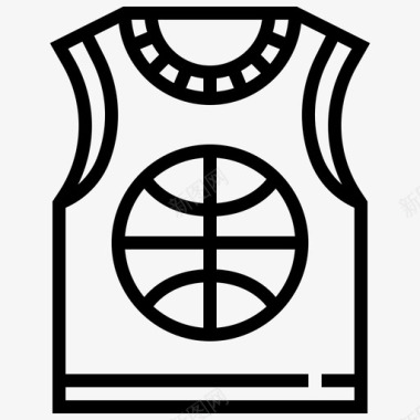 球衣运动服篮球球衣图标图标