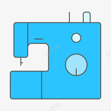 木质缝纫机缝纫机图标