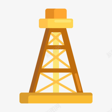 天然气石油天然气平板钻机图标图标