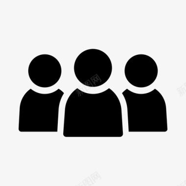 小组人物头像会议图标图标