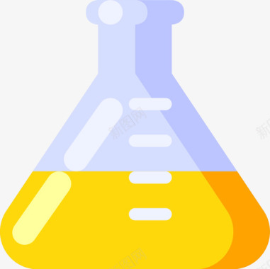 烧瓶科学87扁平图标图标