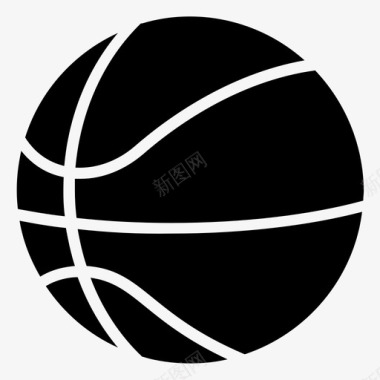 运动球篮球棒球运动图标图标