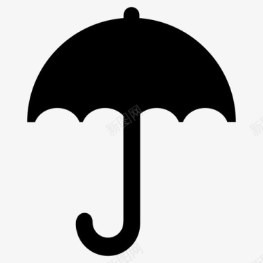 伞雨图标图标