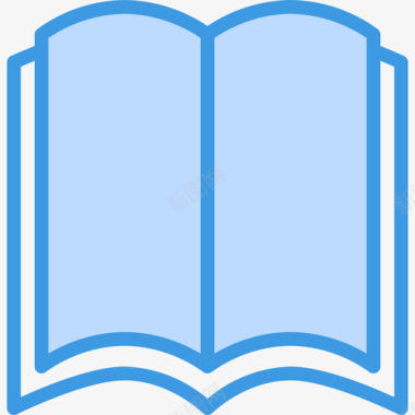 书籍网络必备6蓝色图标图标