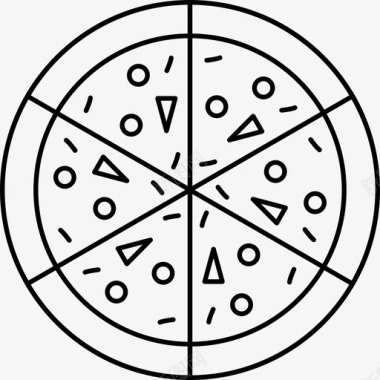 披萨食物饭菜图标图标