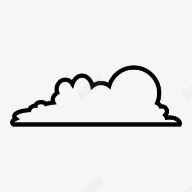 和天气云气泡服务器图标图标