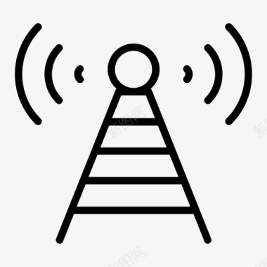 连接互联网塔台网络连接互联网图标图标