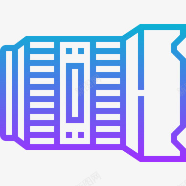 镜头相机及配件8渐变图标图标