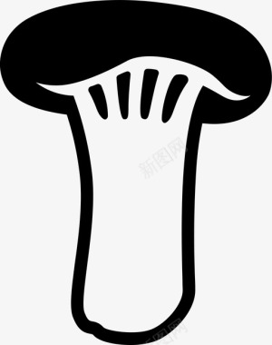 棕色病毒蘑菇牛肝菌棕色图标图标