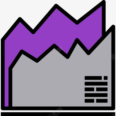 折线图图表10线颜色图标图标