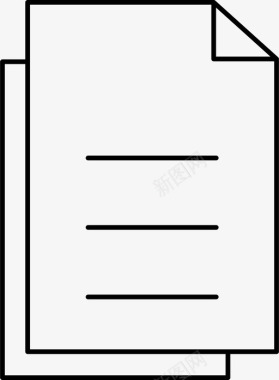 纸张文件文本图标图标