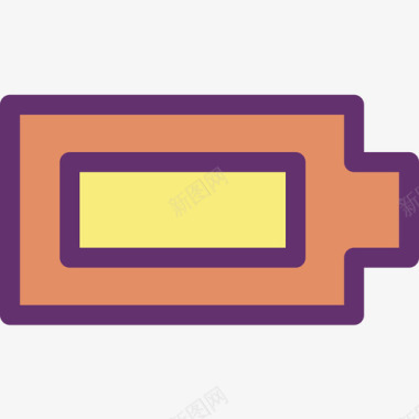 玩具电池电池电量充足基本图标9线性颜色图标