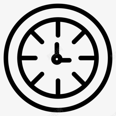 流线手表时钟全球图标图标
