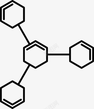 细胞背景贝壳原子细胞图标图标