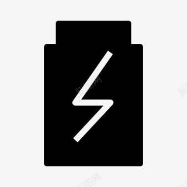 纯色移动电源电池设备移动设备图标图标