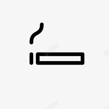 吸烟区香烟烟图标图标