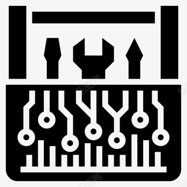 红色工具箱工具箱管理后端图标图标