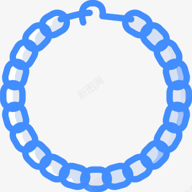 项链珠宝5蓝色图标图标