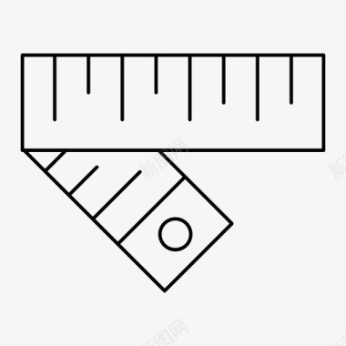 金属的卷尺卷尺健身健康图标图标