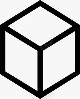 立方体盒子包裹图标图标