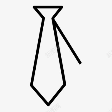 领带商务西装图标图标