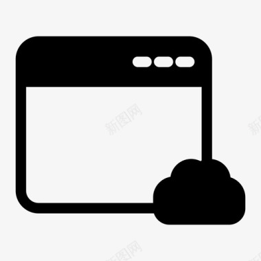 浏览器云浏览器通知联机活动图标图标