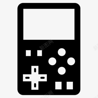 手持式游戏机控制棒游戏控制器图标图标