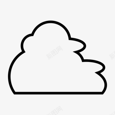 和天气云气泡服务器图标图标
