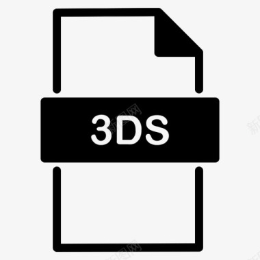 3ds模型3ds文档扩展图标图标