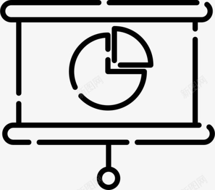 黑板粉笔字图片饼图黑板图表图标图标