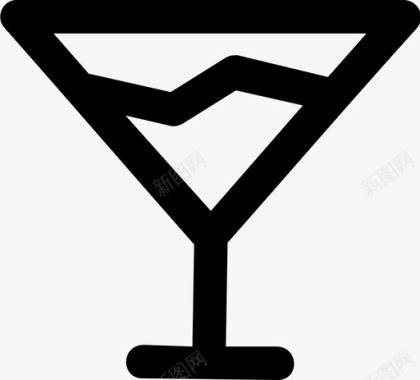 玻璃杯酒啤酒图标图标