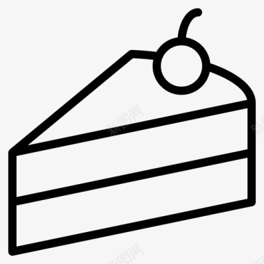 蛋糕面包店好吃图标图标