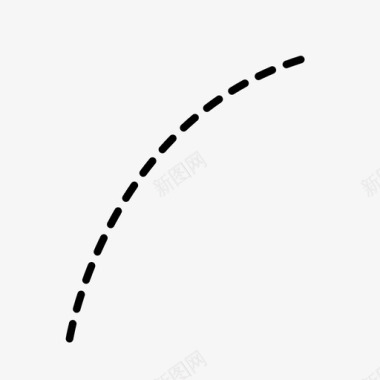 虚线曲线虚线点线图标图标