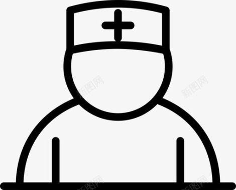 护士护士阿凡达男图标图标